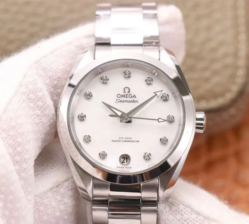 Omega Seamaster 220.10.38.20.52.001 Aqua Terra 150M VS Factory 1:1 Best Edition Replica Watch White dial Swiss 8800